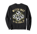 Soccer Halloween Spooky Goalkeeper Sweatshirt - Novelty Apparel for Adults