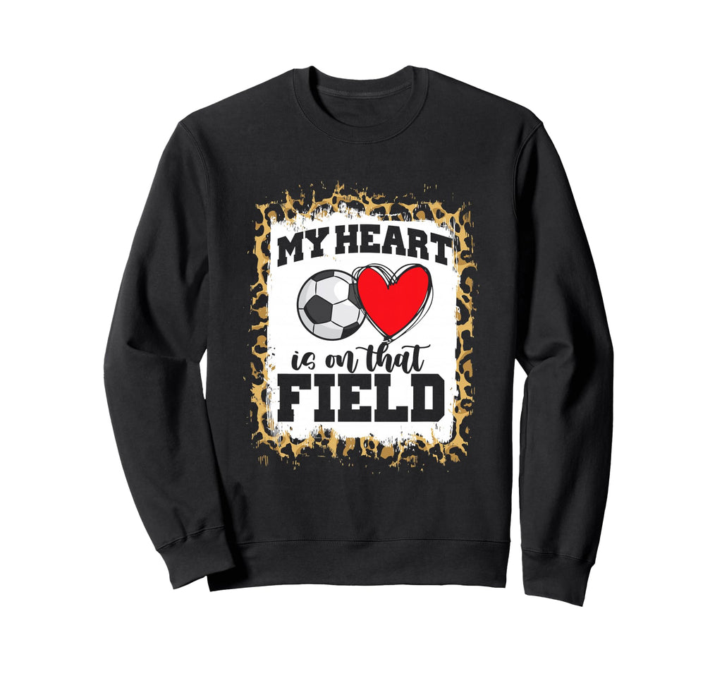 Soccer Mom Leopard Cheetah Sweatshirt - Fun Novelty Design for Adults