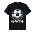 Soccer Ball Mama Soccer Season Football T-Shirt - Custom Art Print Unisex