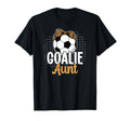 Soccer Goalie Aunt Soccer Keeper T-Shirt - Minimalist Print for Adults