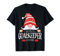 Santas Goalkeeper Gnome Matching Pajama T-Shirt - Graphic Print Men Women