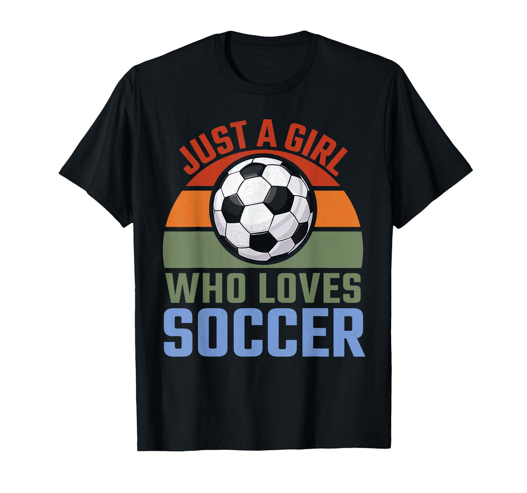 Just Who Loves Soccer Soccer Player T-Shirt - Trendy Graphic Men Women