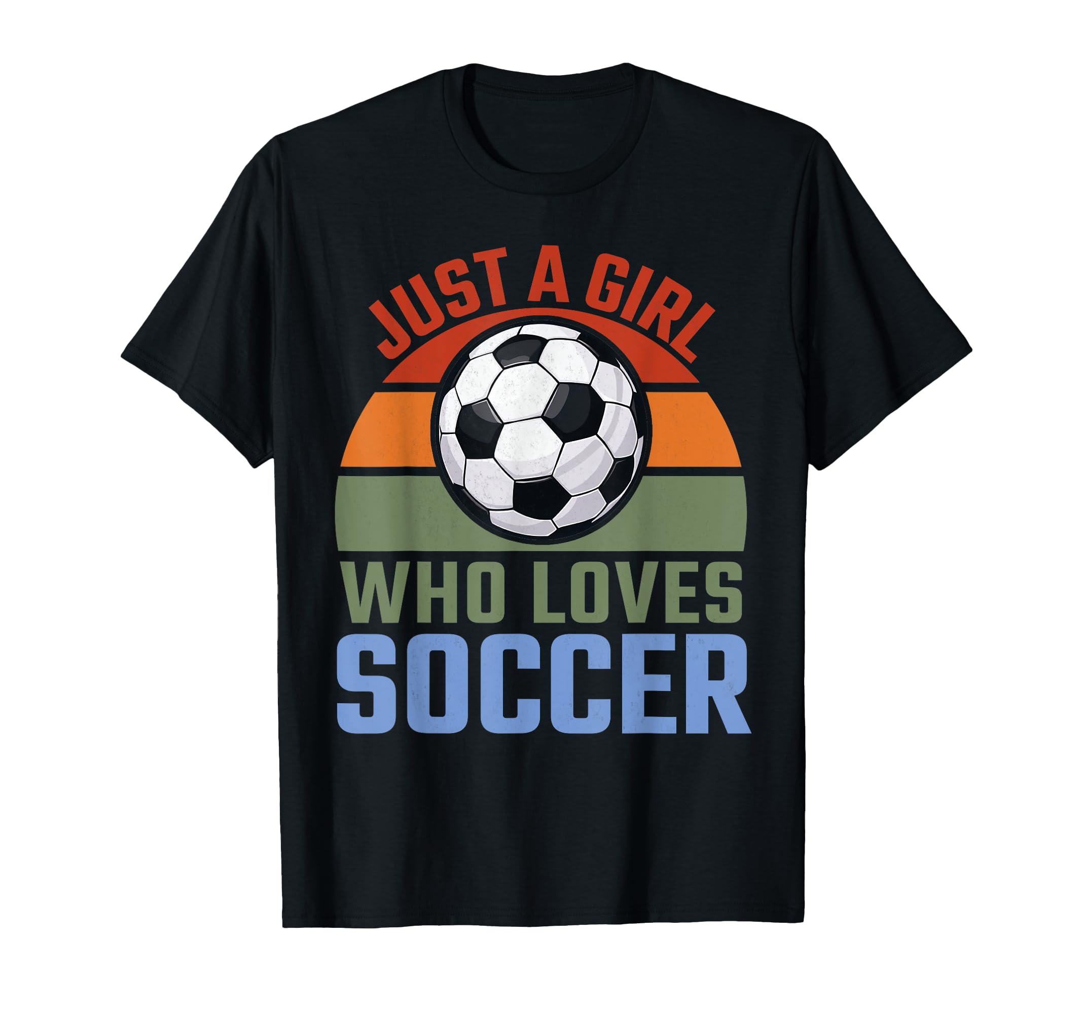 Just Who Loves Soccer Soccer Player T-Shirt - Trendy Graphic Men Women