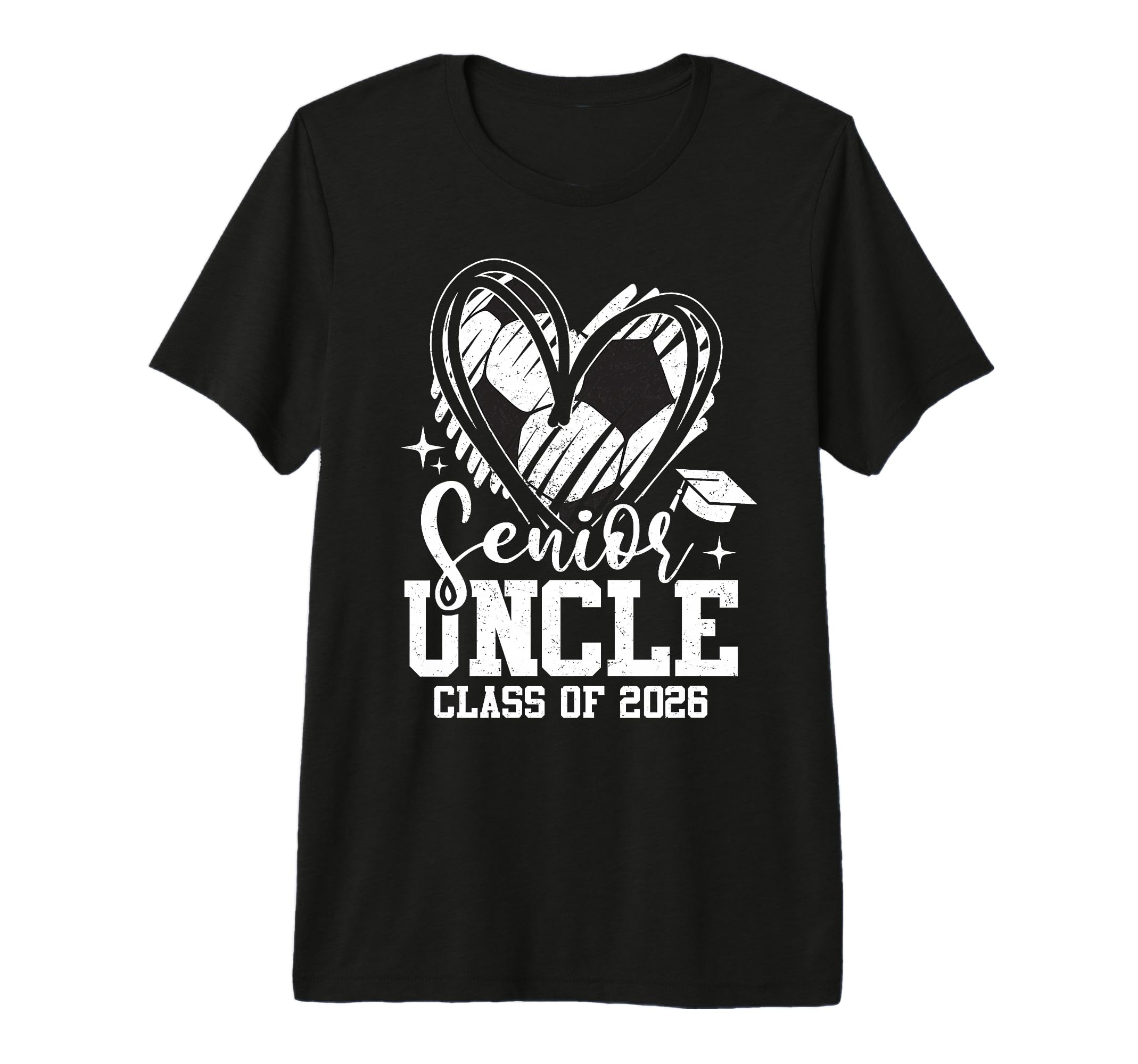 Senior Uncle Class 2026 Soccer T-Shirt - Minimalist Print for Adults