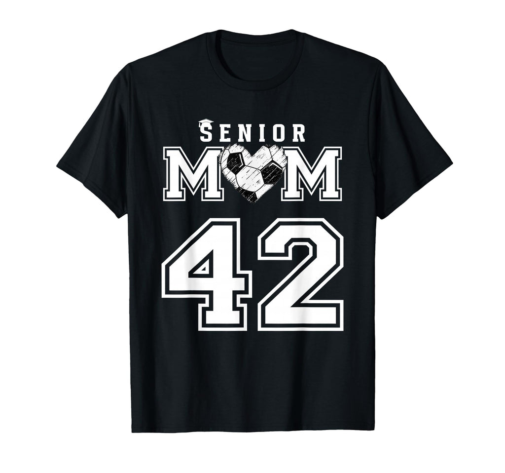 Proud Senior Soccer Mom Custom Jersey T-Shirt - Novelty Apparel for Adults