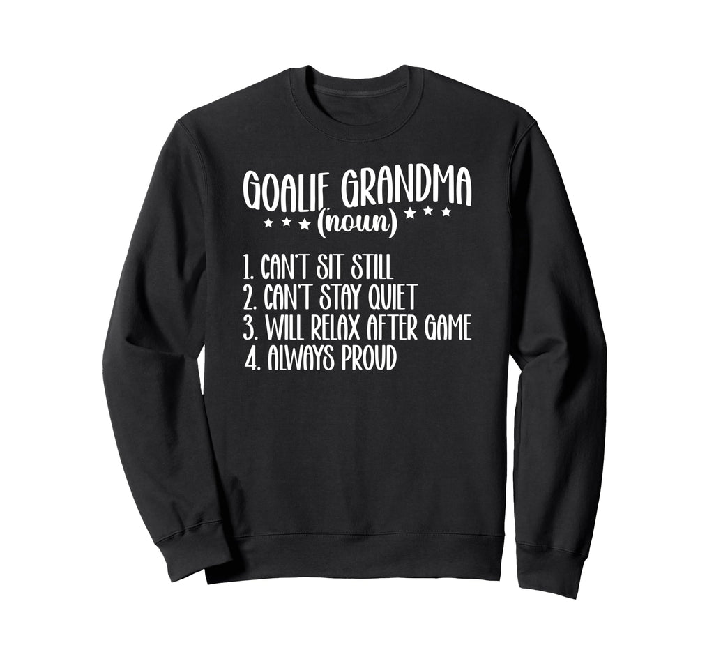Hockey Goalie Grandma Definition Sweatshirt - Novelty Apparel Unisex