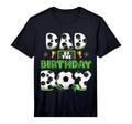 Dad And Mom Birthday Soccer Group T-Shirt - Novelty Apparel for Adults