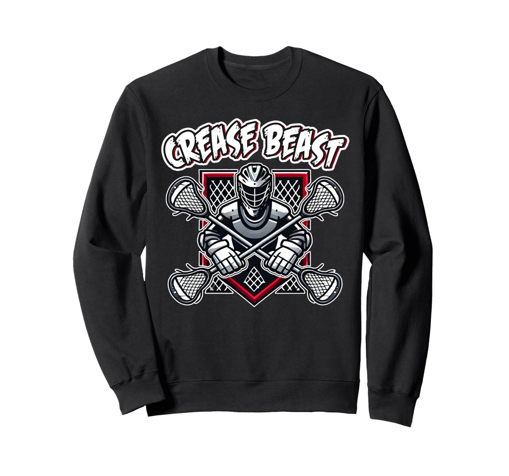 Lacrosse Goalkeeper Lax Goalie Sweatshirt - Fun Novelty Design for Adults