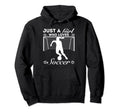 Just Who Loves Soccer Hoodie - Fun Novelty Design Unisex