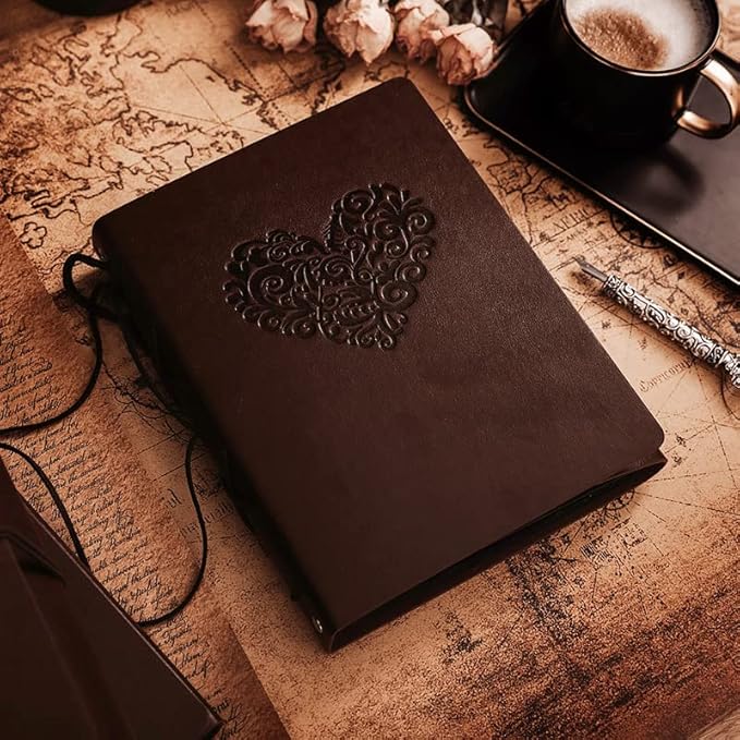 Photo Album 4x6 160 Photos, Leather Photo Albums with Writing Space With 30 Writing Paper, Travel Family Wedding Kids Graduation Ultrasound Baby Picture Album Scrapbook Photo Album