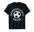 Greenbrier County Soccer Distressed 90S T-Shirt - Graphic Print Unisex