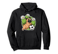 Pug Soccer Cactus Football Desert Plant Hoodie - Trendy Graphic Men Women