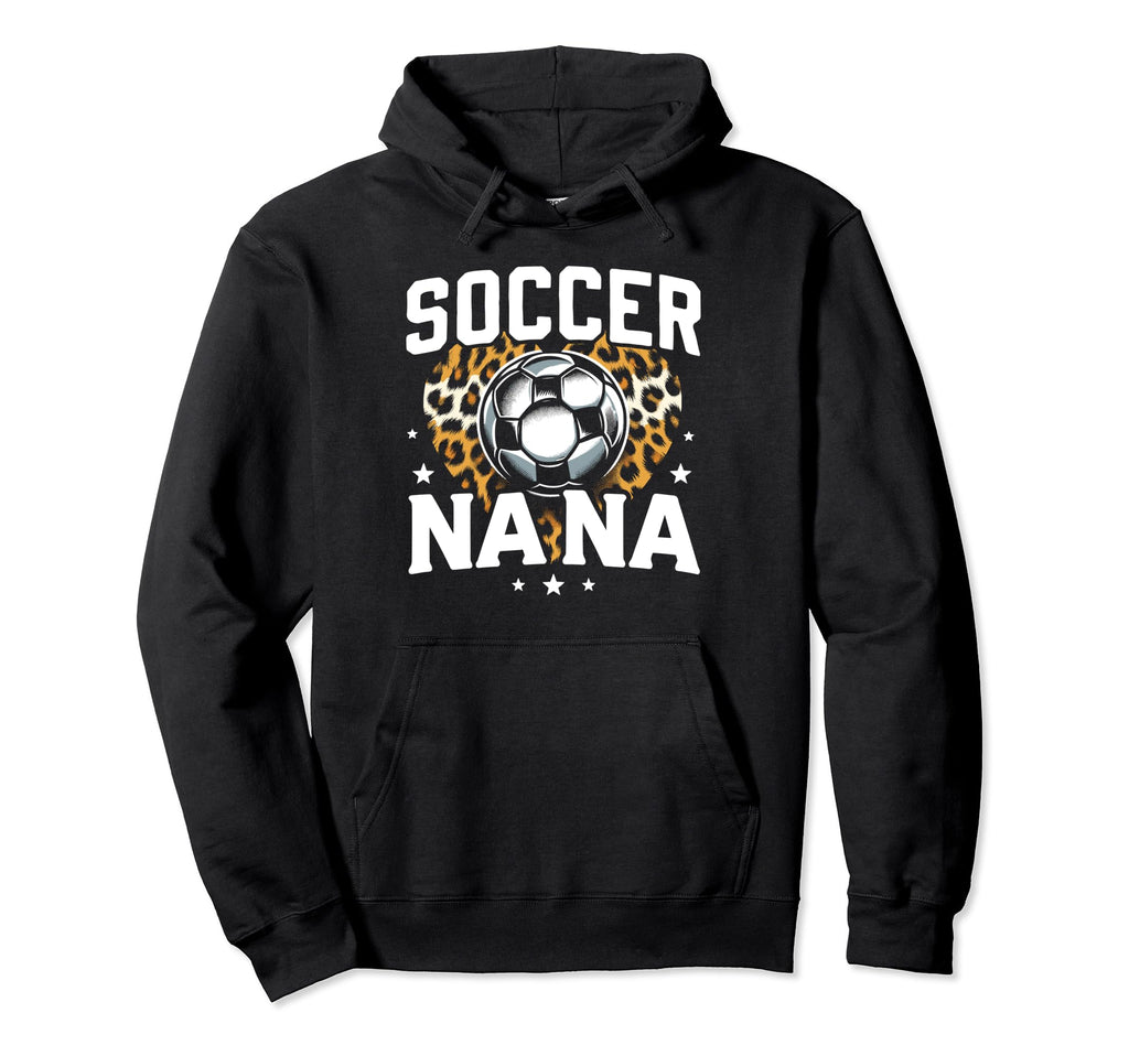 Soccer Nana Heart Sport Lover Mothers Day Hoodie - Aesthetic Graphic Unisex