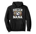 Soccer Nana Heart Sport Lover Mothers Day Hoodie - Aesthetic Graphic Unisex