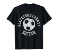 Blackford County Soccer Distressed 90S T-Shirt - Graphic Print for Adults