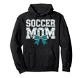 Soccer Mom Coquette Bow Mothers Day Hoodie - Unique Graphic Men Women
