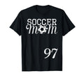Soccer Mom Jersey Number 97 Favorite T-Shirt - Minimalist Print for Adults