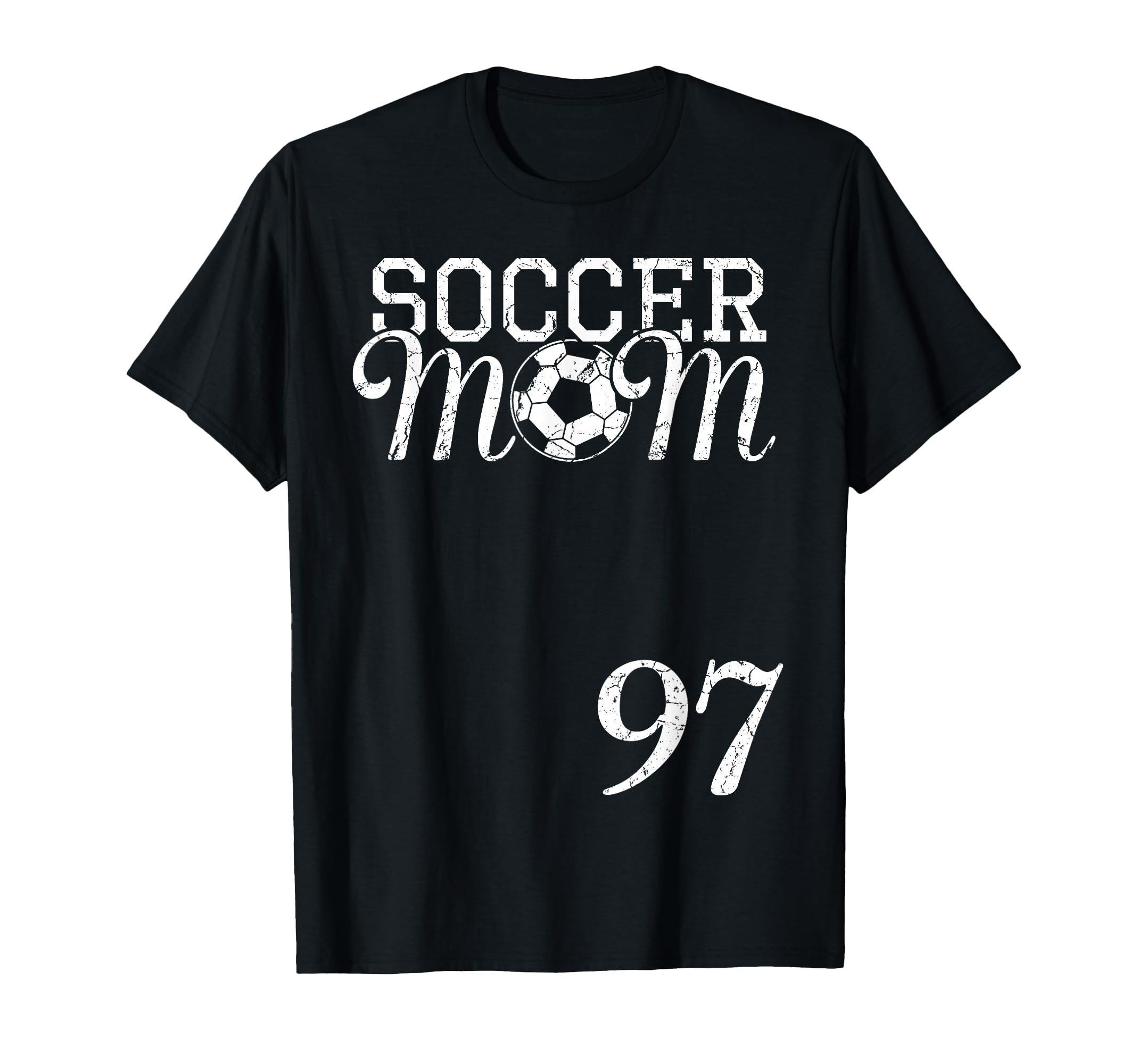 Soccer Mom Jersey Number 97 Favorite T-Shirt - Minimalist Print for Adults