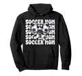 Soccer Mom Soccer Mama Mothers Day Coquette Hoodie - Unique Graphic Unisex