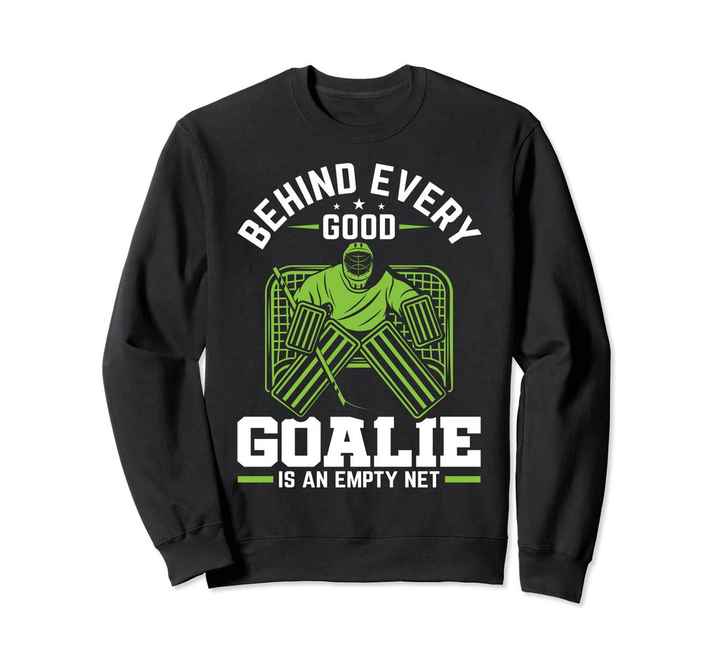 Hockey Goalkeeper Mask Player Sweatshirt - Custom Art Print for Adults