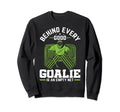 Hockey Goalkeeper Mask Player Sweatshirt - Custom Art Print for Adults
