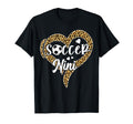 Soccer Nini Leopard Heart T-Shirt - Aesthetic Graphic for Adults