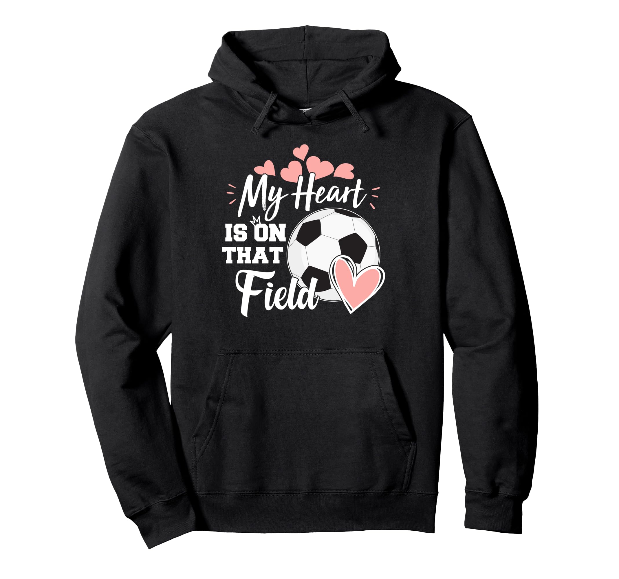 My Heart Is That Soccer Field Funny Hoodie - Aesthetic Graphic Men Women