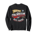 Proud Soccer Grandma Nana Grandson Sweatshirt - Unique Graphic Unisex