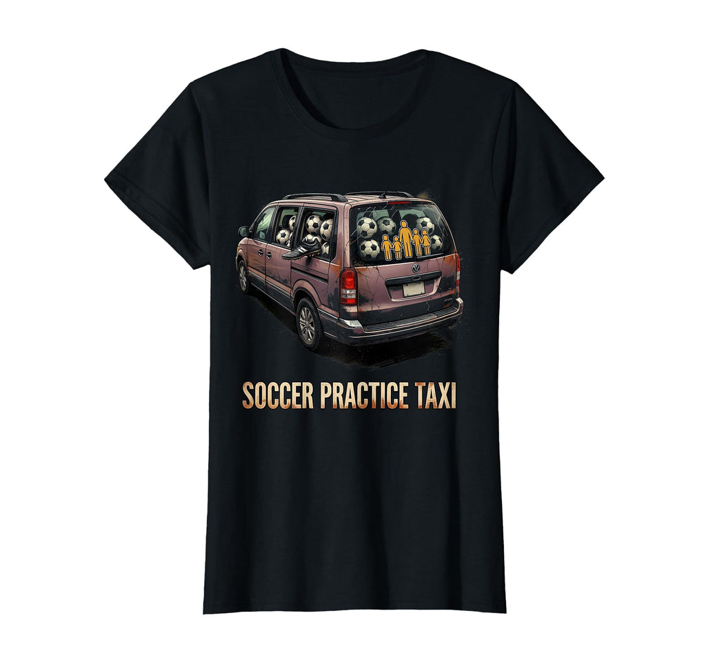 Soccer Practice Taxi 90S Tv Mom Vibes T-Shirt - Unique Graphic Men Women
