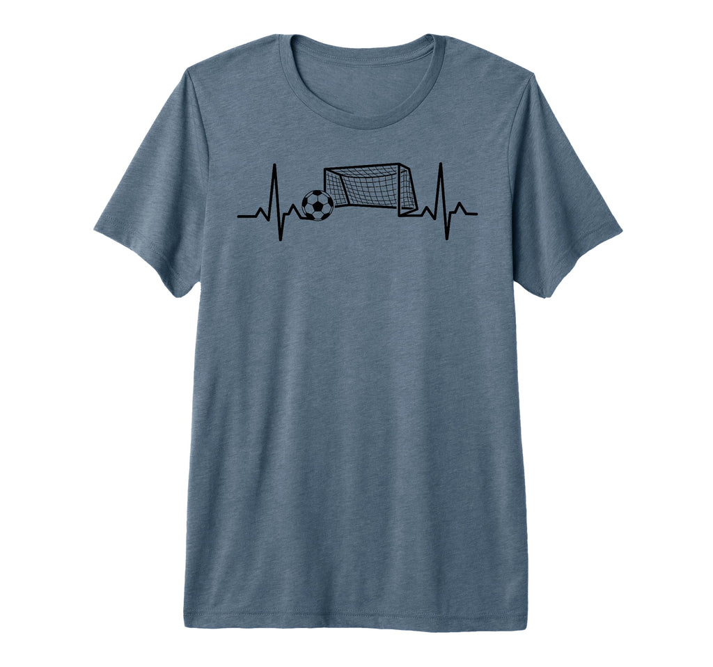 Soccer Heartbeat Football Lovers T-Shirt - Aesthetic Graphic for Adults