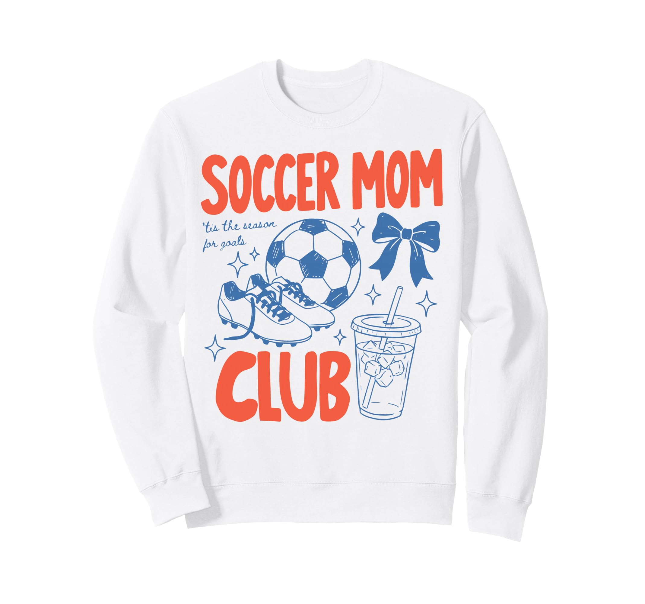 Soccer Moms Club Game Day Baller Sweatshirt - Minimalist Print Men Women