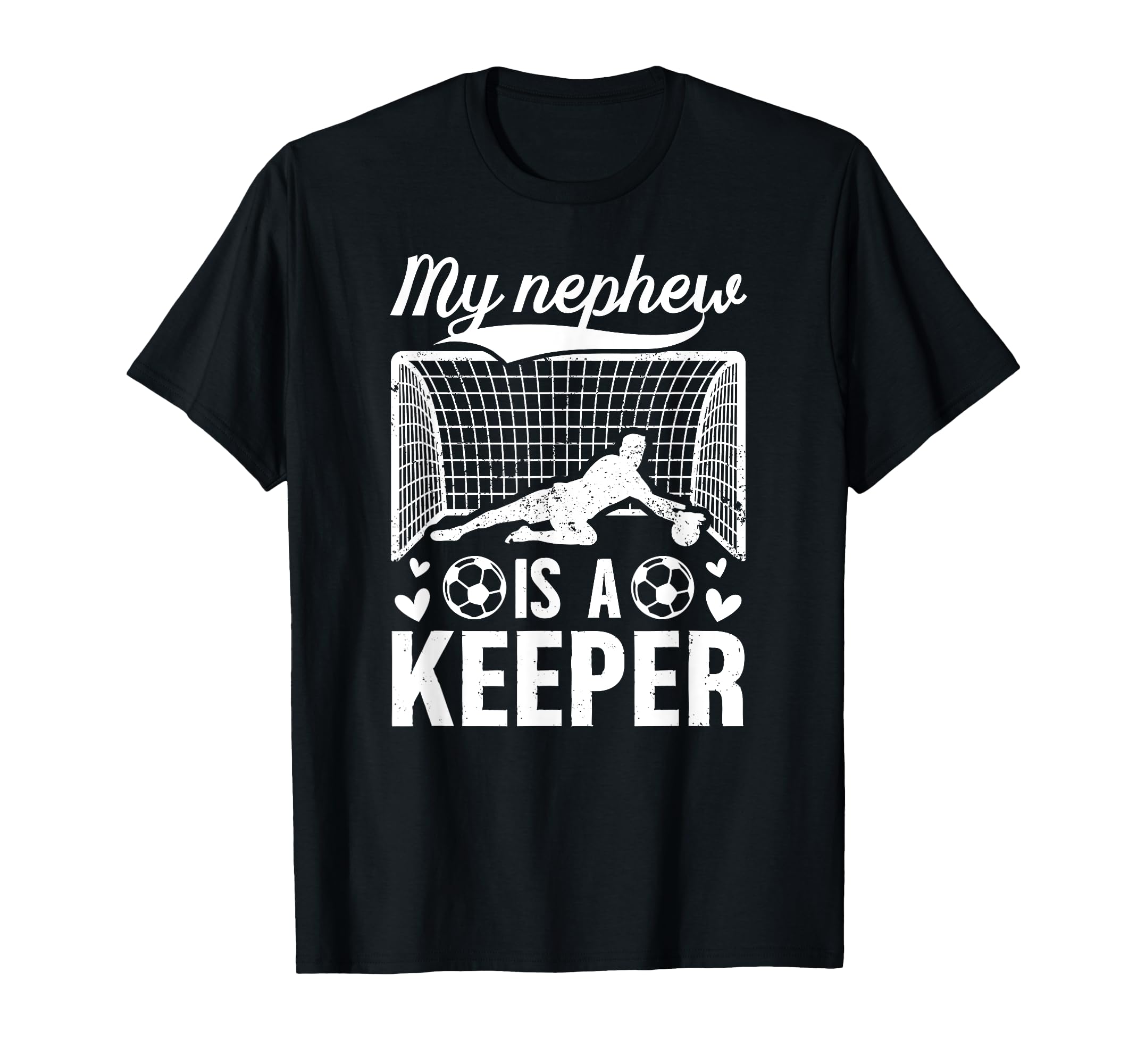 My Nephew Soccer Keeper Aunt Soccer T-Shirt - Aesthetic Graphic for Adults
