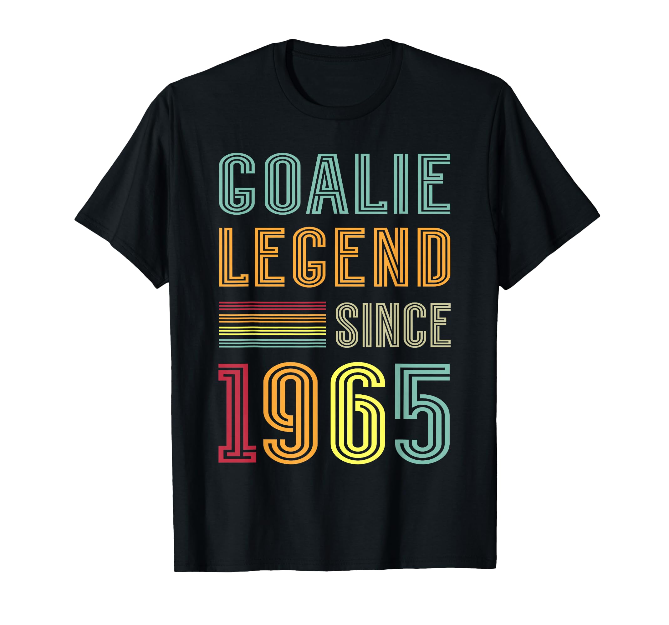 Goalkeeper Legend 1965 Sports Goal T-Shirt - Aesthetic Graphic Men Women