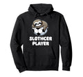 Funny Sloth Soccer Player Slothcer Hoodie - Custom Art Print Men Women
