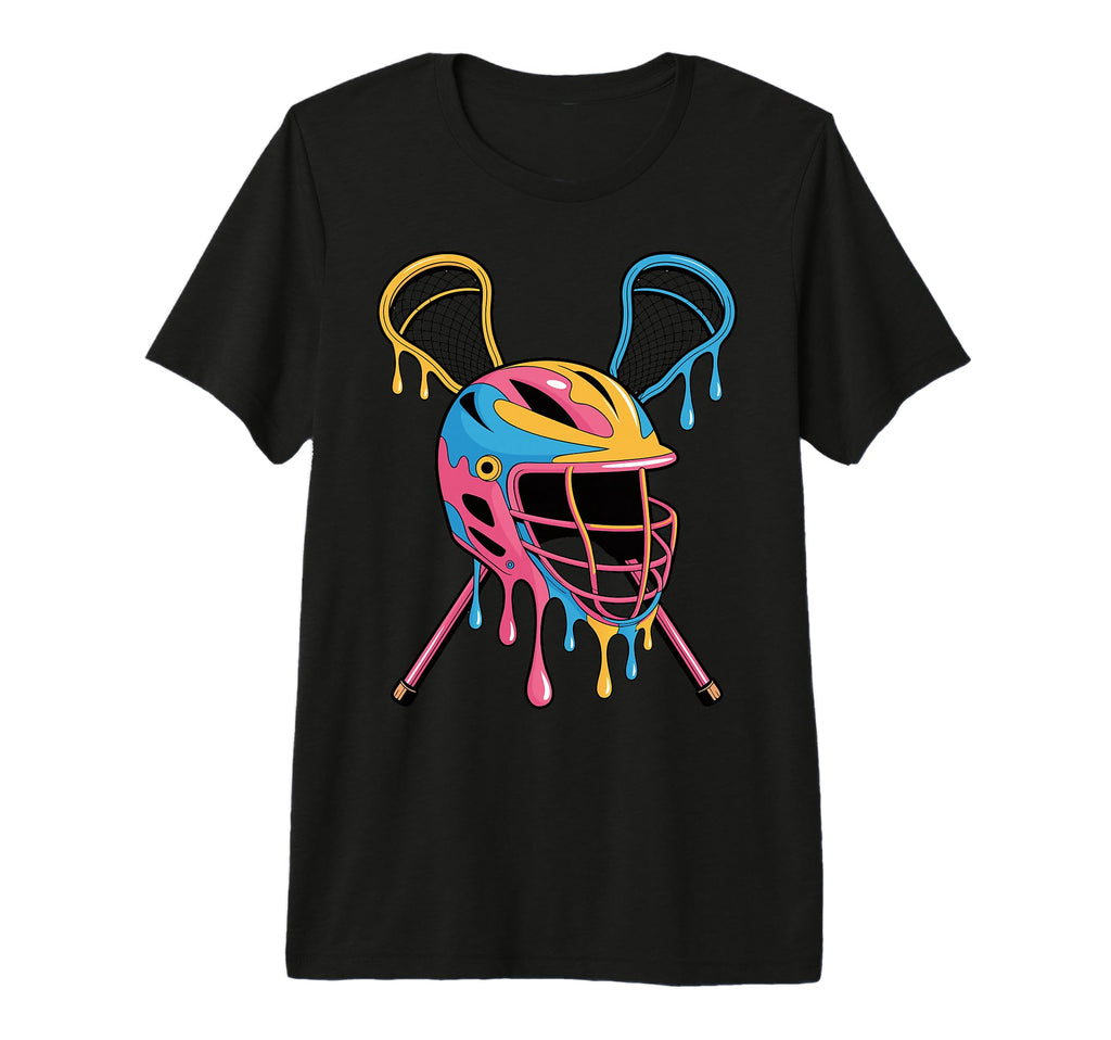 Lacrosse Goalie Lax Goalkeeper Tri Blend T-Shirt - Graphic Print Men Women