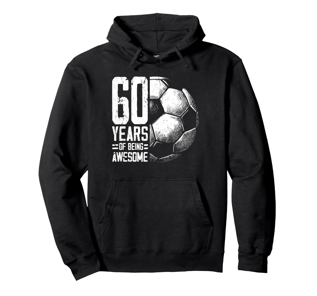60Th Birthday Soccer Player Football Hoodie - Custom Art Print for Adults