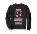 Weekend Forecast Granddaughter Sweatshirt - Custom Art Print for Adults