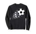Soccer Football Ball Soccer Player Fan Sweatshirt - Graphic Print Unisex