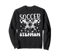 Soccer Stepmom Soccer Player Step Sweatshirt - Trendy Graphic for Adults