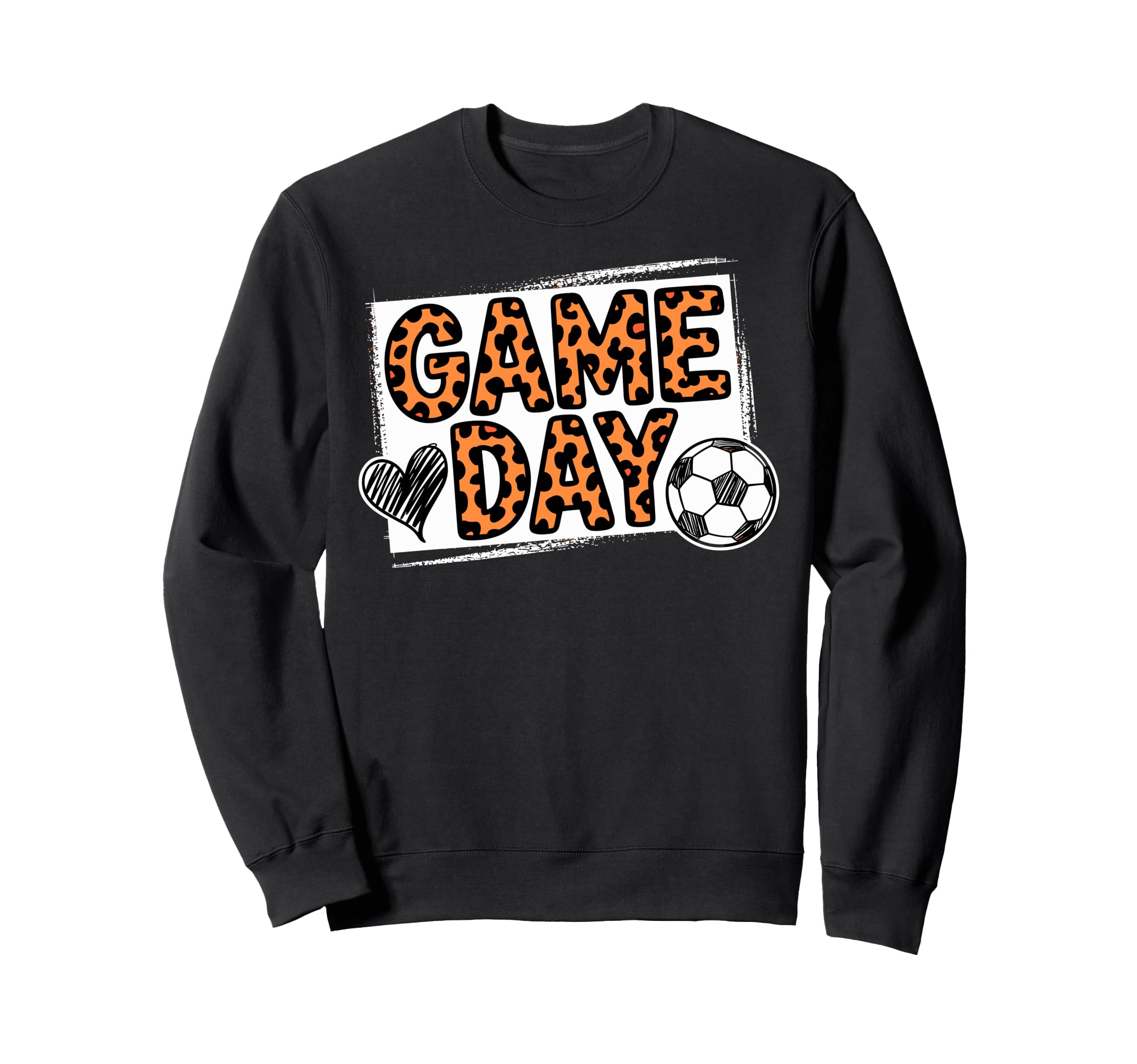 Game Day Soccer Player Fan Footbal Sweatshirt - Unique Graphic Men Women