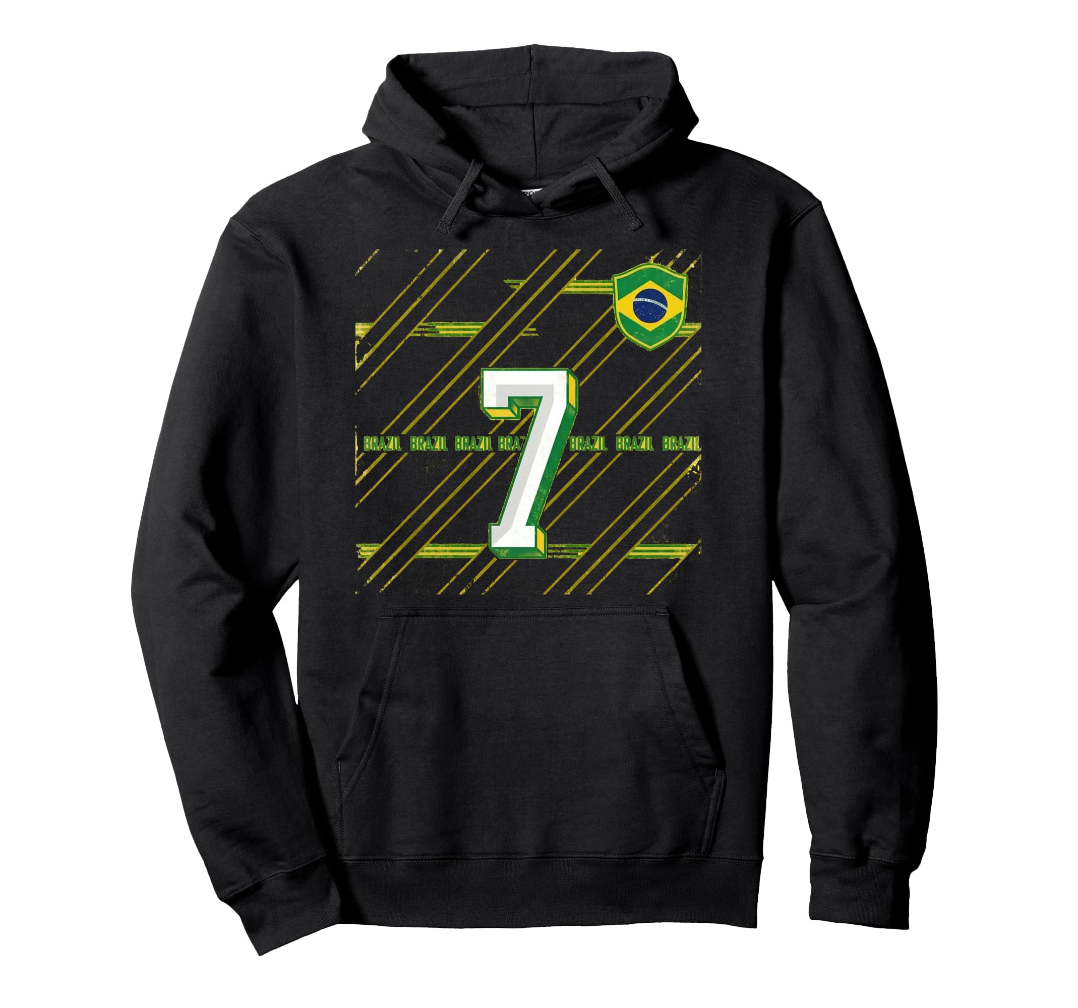 Brazil Gift Flag Brazilian Fan Hoodie - Casual Everyday Wear Men Women