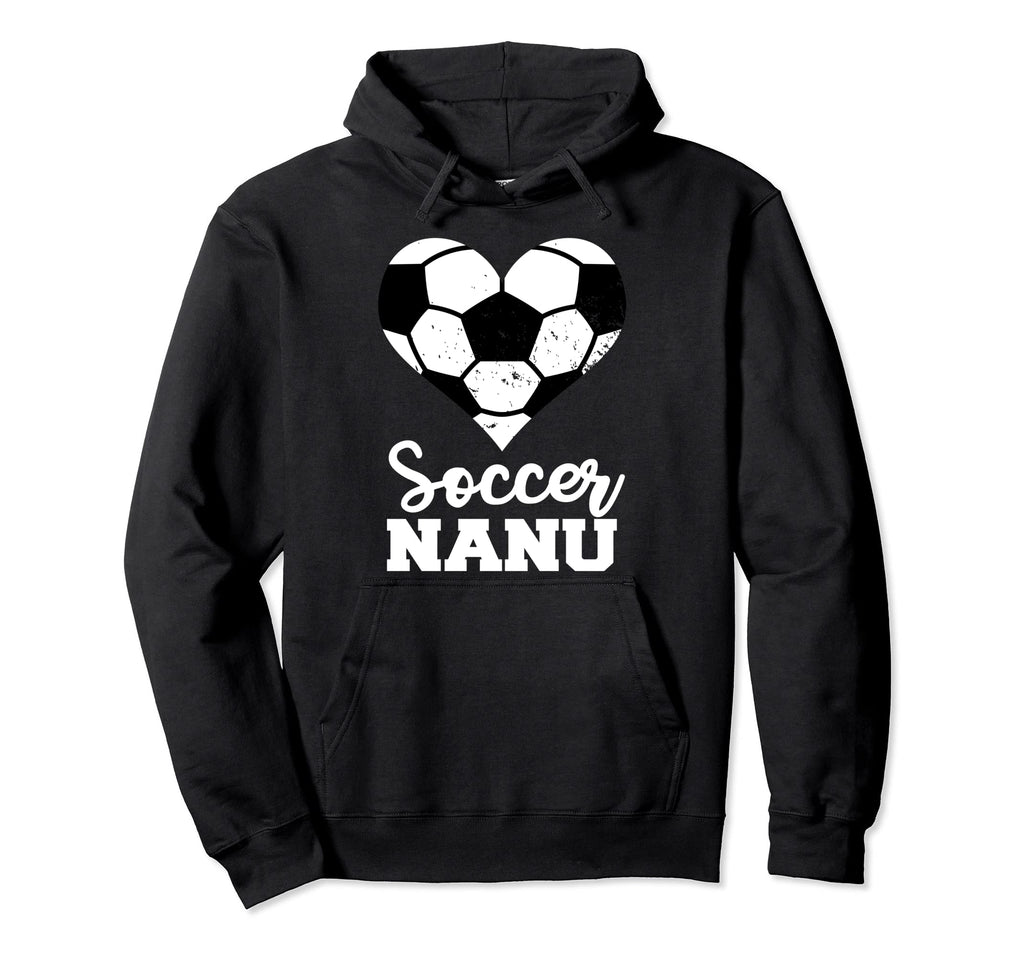 Soccer Nanu Funny Soccer Heart Grandma Hoodie - Trendy Graphic Men Women