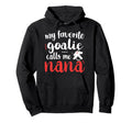 Proud Ice Hockey Goalie Nana Hoodie - Casual Everyday Wear for Adults