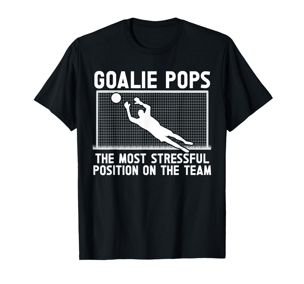 Soccer Goalie Pops Funny Pops Soccer T-Shirt - Minimalist Print Men Women