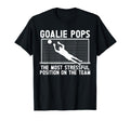 Soccer Goalie Pops Funny Pops Soccer T-Shirt - Minimalist Print Men Women