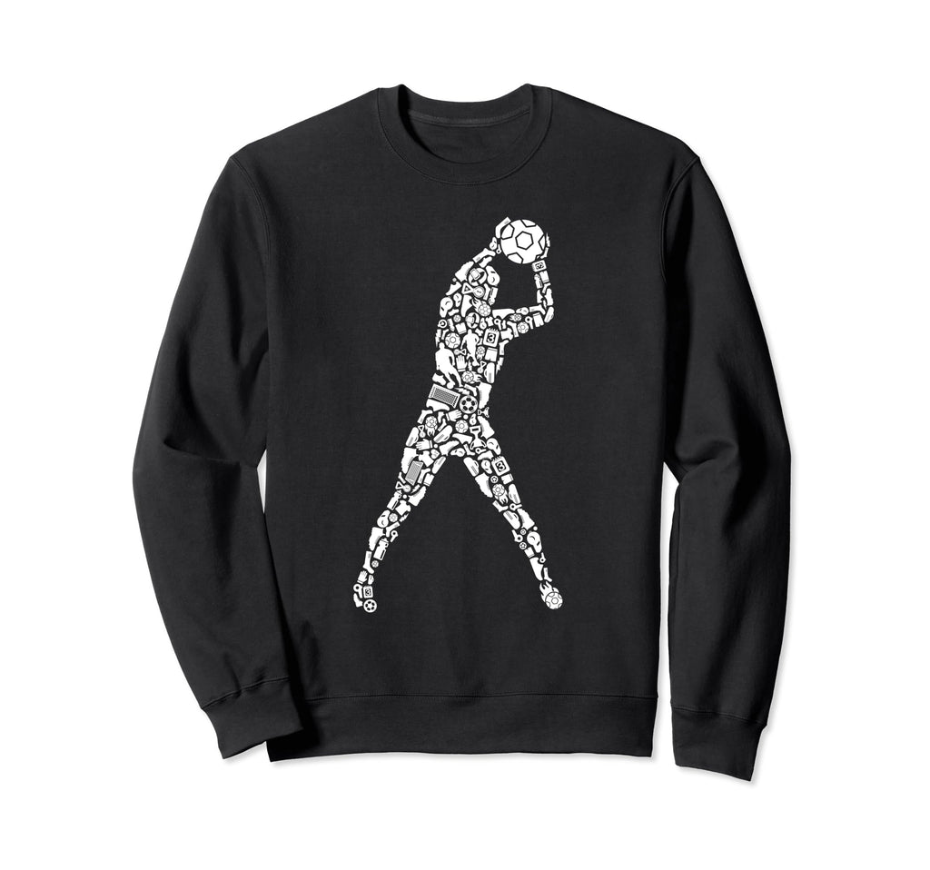 Soccer Goalie Futbol Team Soccer Player Sweatshirt - Unique Graphic Unisex