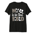 My Heart Is That Field Soccer Leopard T-Shirt - Trendy Graphic for Adults