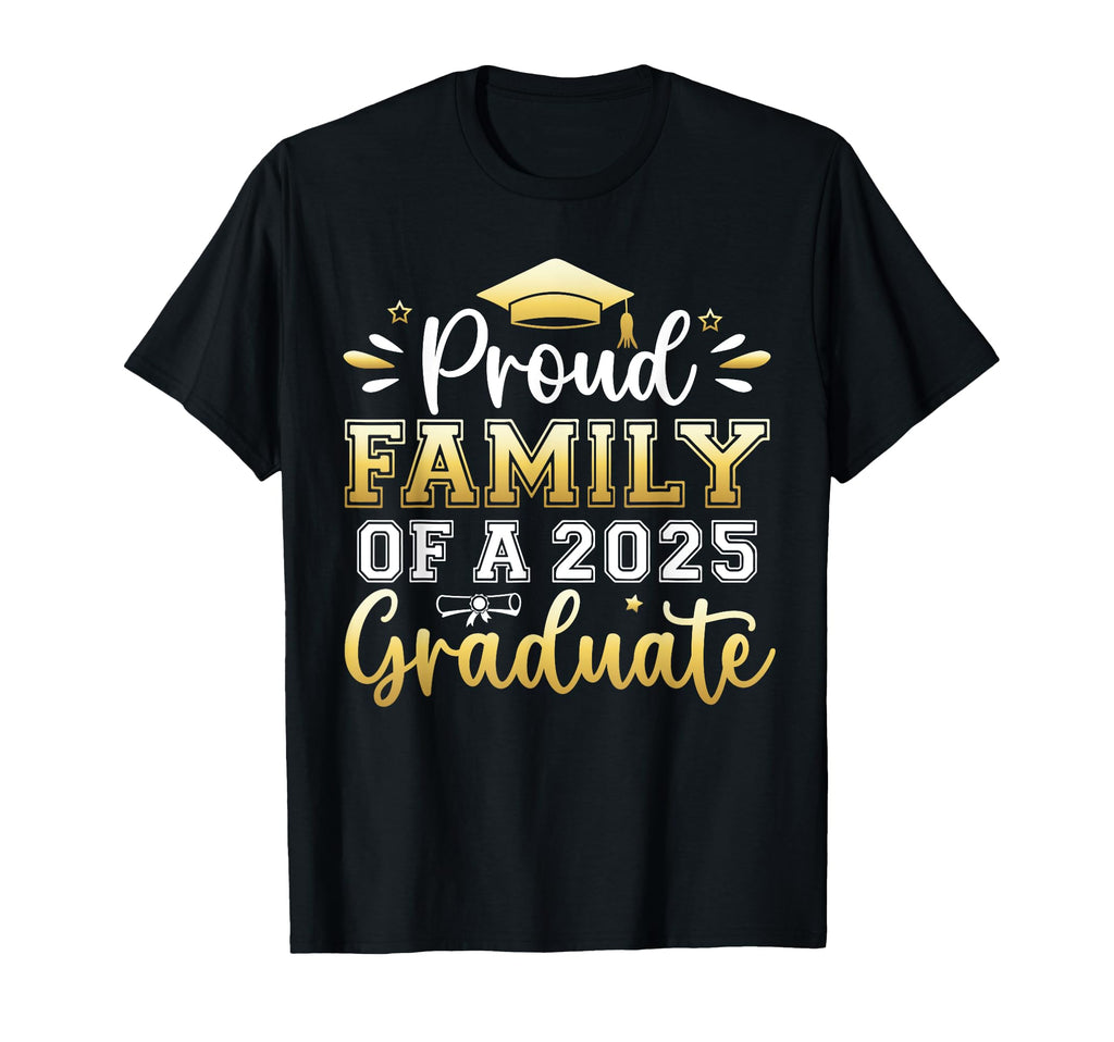 Proud Family 2025 Graduate T-Shirt - Casual Everyday Wear for Adults