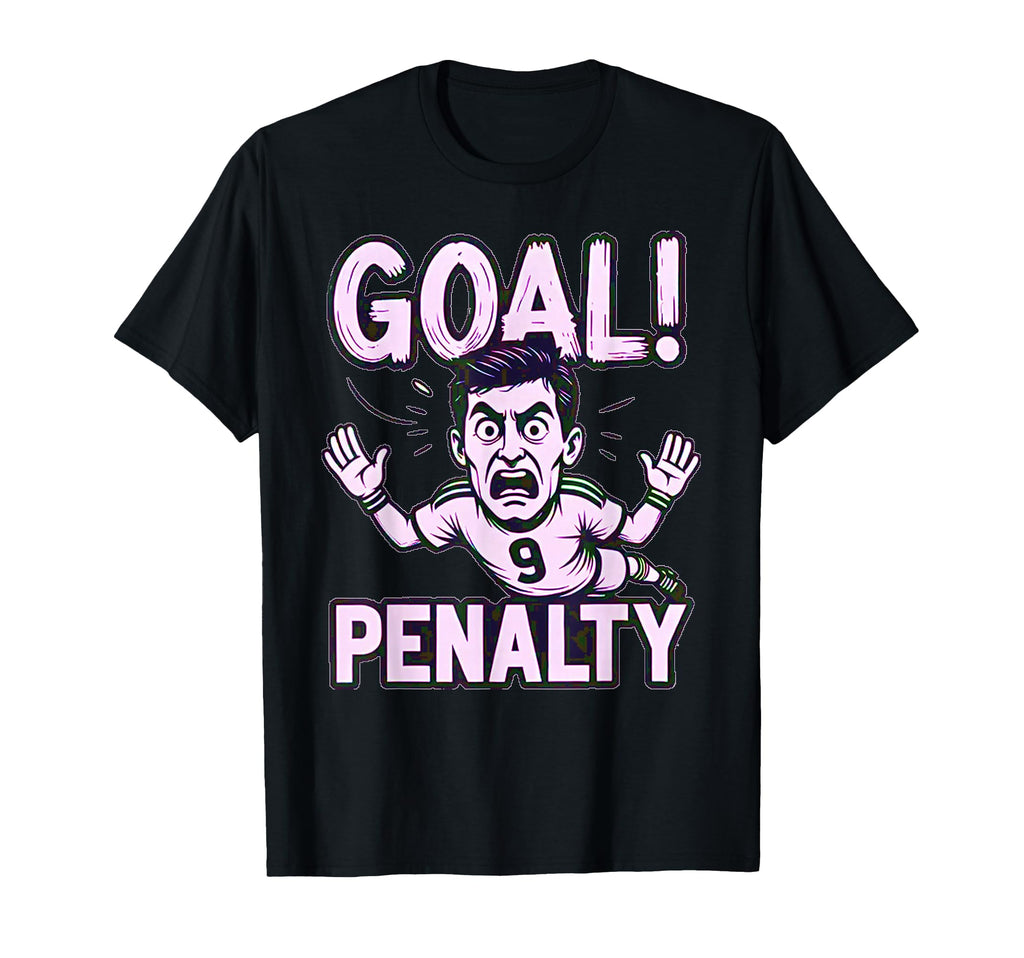 Soccer Goal Penalty Oink Foodball T-Shirt - Streetwear Style for Adults