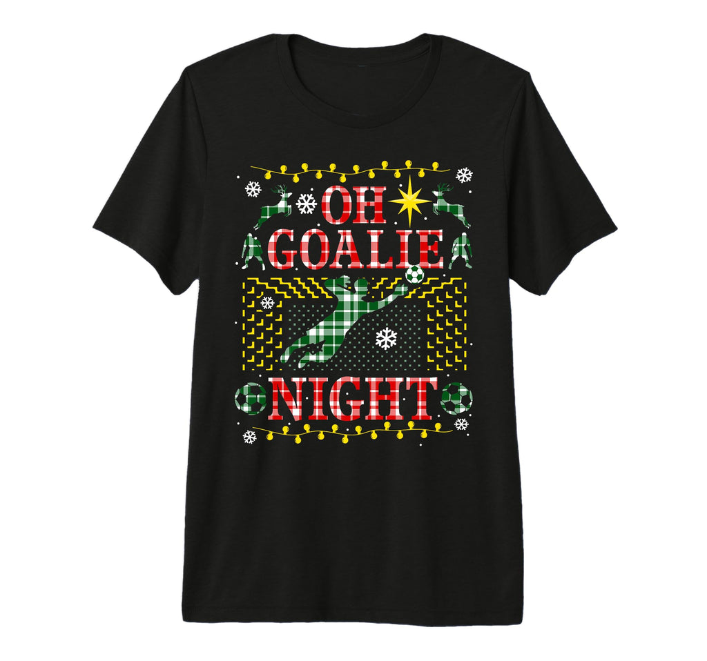 Funny Soccer Goalie Ugly Party Goal T-Shirt - Graphic Print Men Women